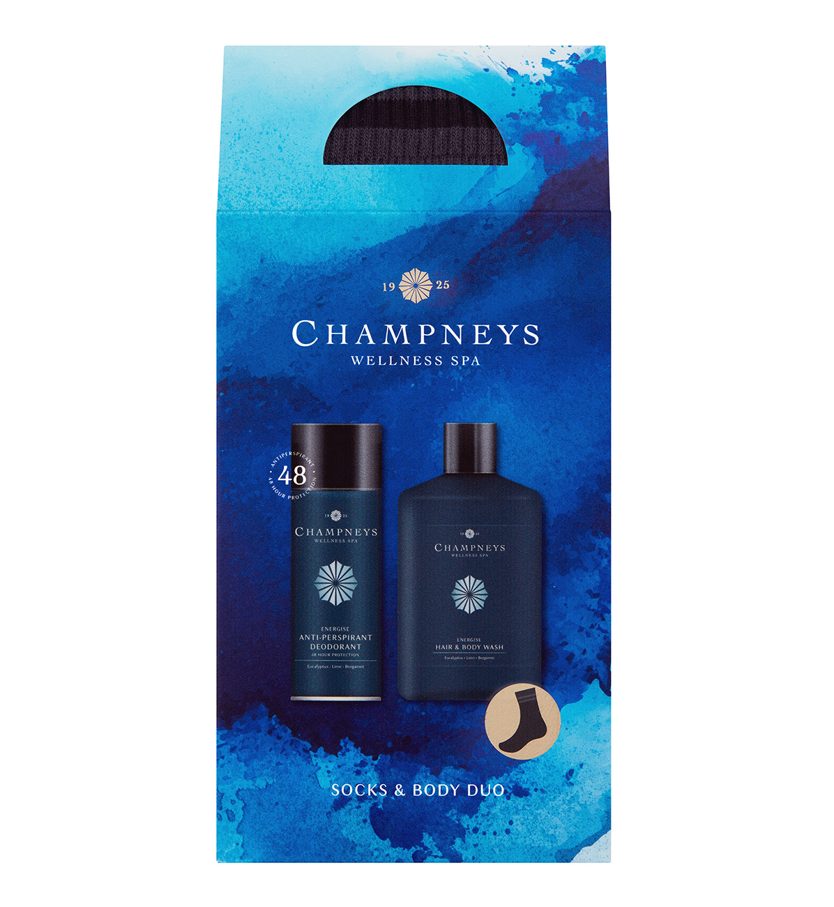 Champneys Mens Bathing & Sock Gift Set