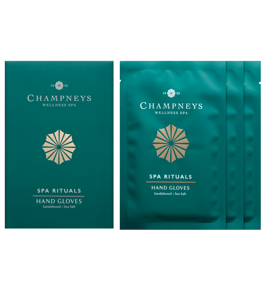 Champneys Spa Rituals Softening Hand Mask Gloves Trio