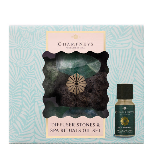 Champneys Diffuser Stone & Spa Rituals Oil Set