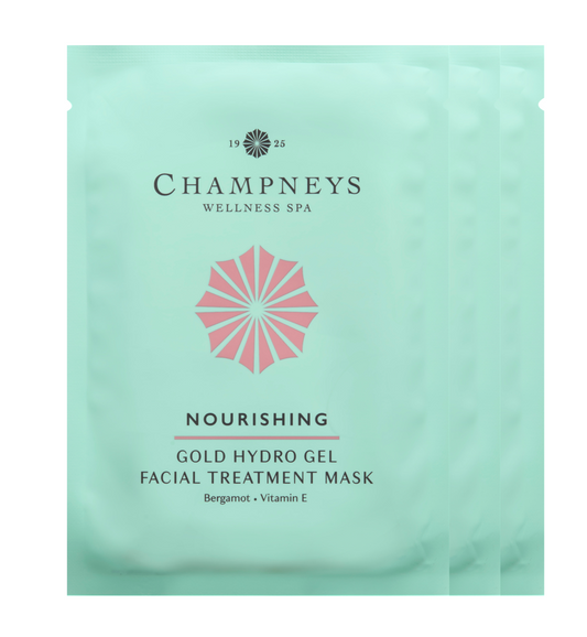 Champneys Nourishing Gold Hydro Gel Facial Treatment Set of 3