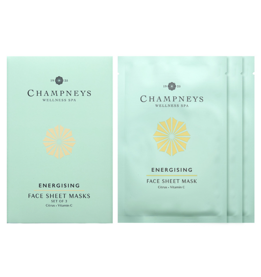 Champneys Energising Face Sheet Masks 35ml 3s