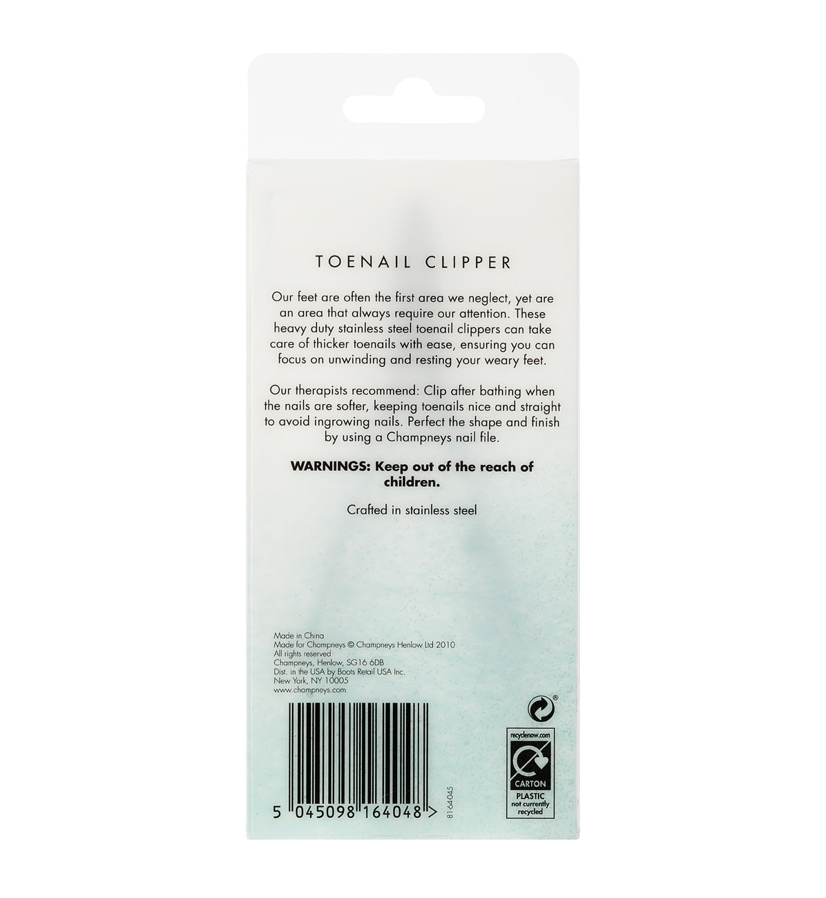 Champneys Toenail Clippers